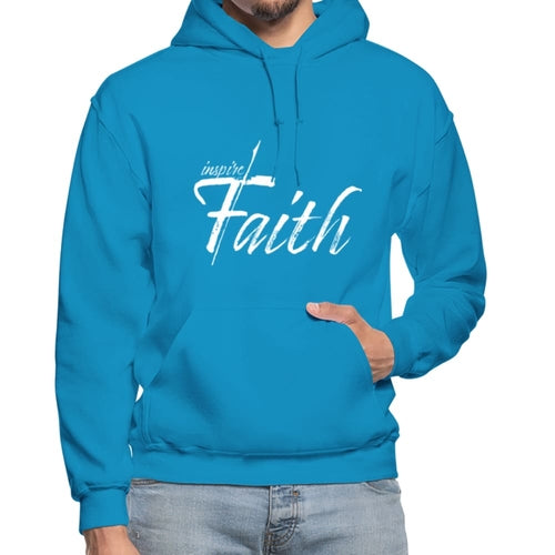 Mens Hoodie - Pullover Hooded Sweatshirt - Graphic/inspire Faith - Horizon Bliss