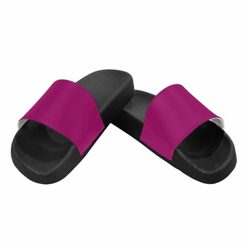 Womens Slides, Flip Flop Sandals, Purple - Horizon Bliss