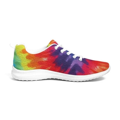 Womens Sneakers - Multicolor Tie-dye Style Low Top Canvas Running - Horizon Bliss