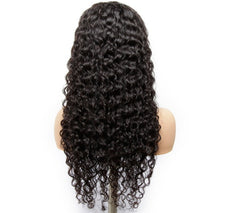 13x1x4 Jerry Curl 13x1x6 T part Lace Transparent Human Hair Wigs 180% - Horizon Bliss