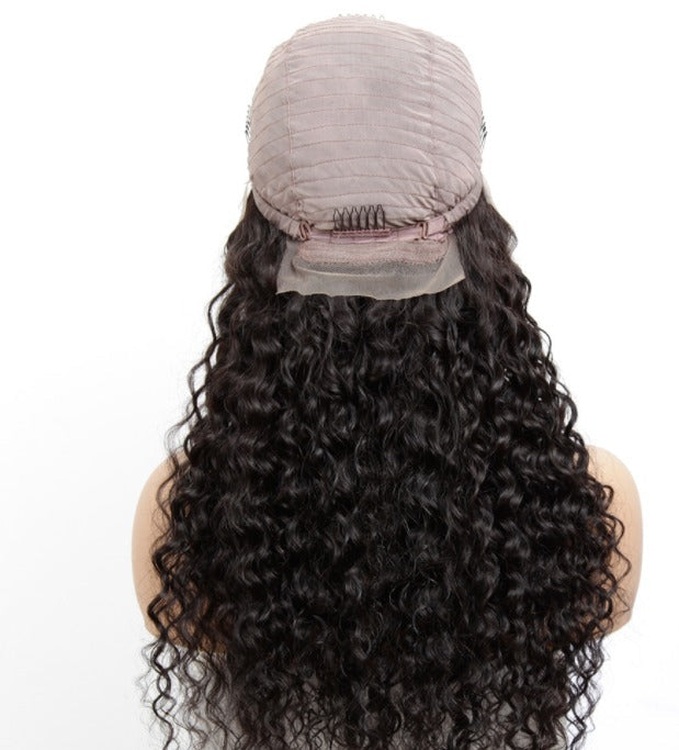 13x1x4 Jerry Curl 13x1x6 T part Lace Transparent Human Hair Wigs 180% - Horizon Bliss