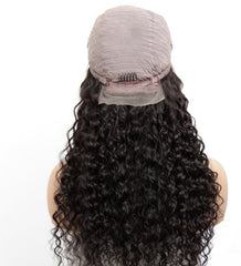 13x1x4 Jerry Curl 13x1x6 T part Lace Transparent Human Hair Wigs 180% - Horizon Bliss