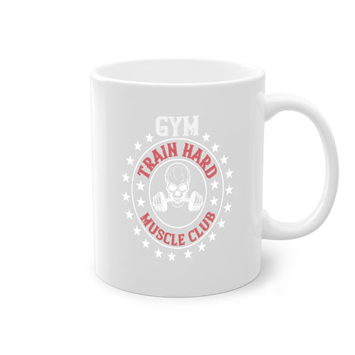 gym train hard mucle club 95#- gym-Mug / Coffee Cup