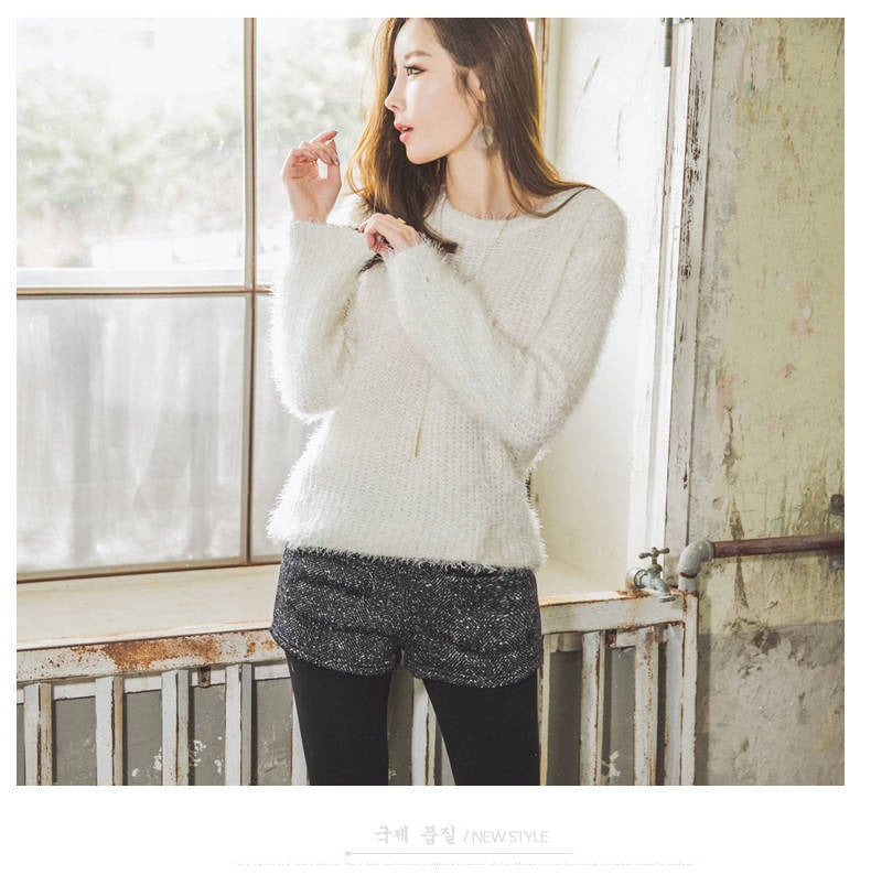 Womens Short Dreamy Soft Sweater - Horizon Bliss