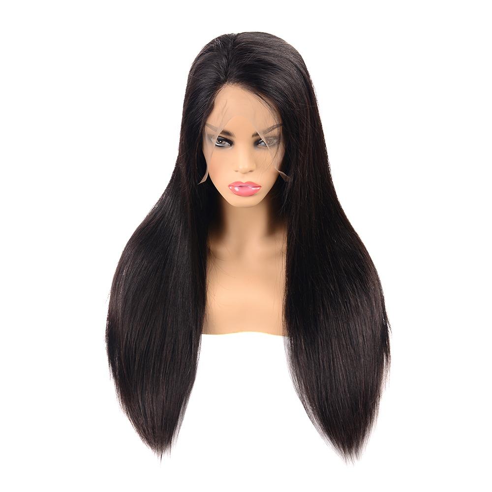 13x4 HD Transparent Lace Frontal Straight Human Hair Wigs 200% Density - Horizon Bliss