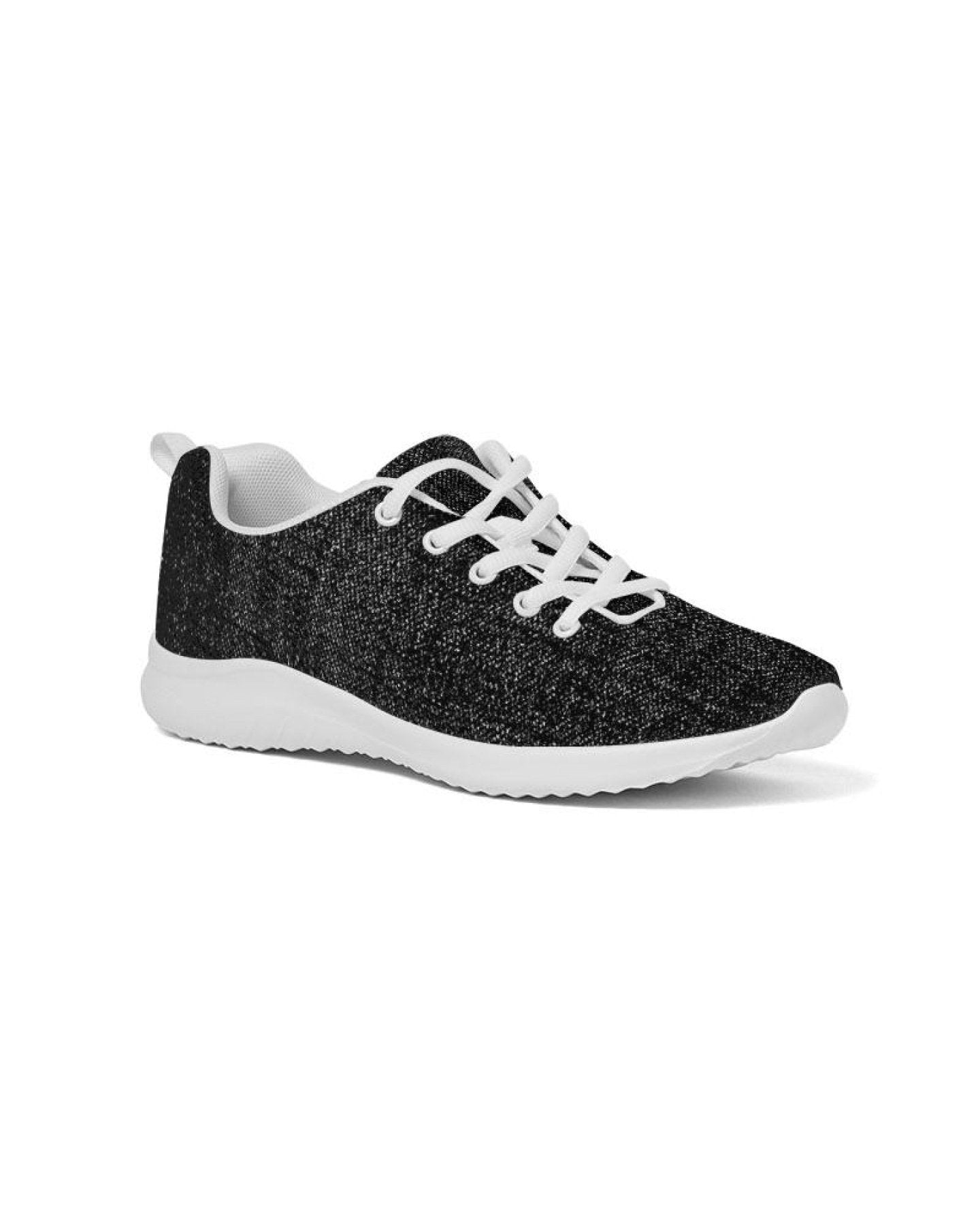 Womens Sneakers - Black And White Canvas Sports Shoes / Running - Horizon Bliss