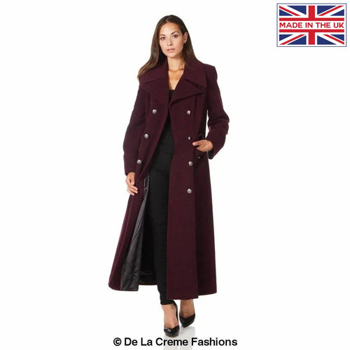 Wool Blend Double Breasted Maxi Coat (2004-WOOL) - Horizon Bliss