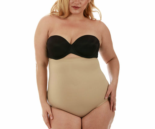 InstantFigure Shapewear Curvy Plus Size Hi-waist Slimming Panty - Horizon Bliss