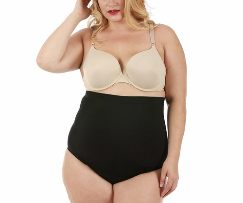 InstantFigure Shapewear Curvy Plus Size Hi-waist Slimming Panty - Horizon Bliss