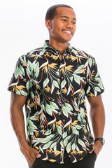 HAWAIIAN BUTTON DOWN SHIRT - Horizon Bliss