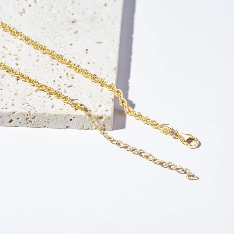 Rope Chain Necklace For Women, Minimalist Jewelry, Teen Girl Jewelry - Horizon Bliss