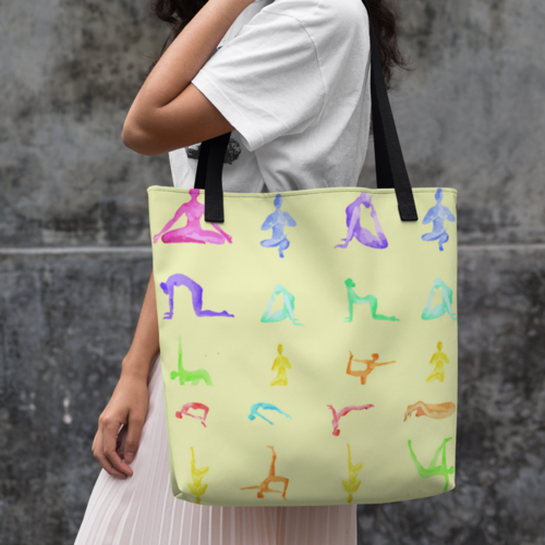 Yoga Sanctuary Everyday Yellow Tote Bag - Horizon Bliss